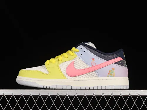 All Categories Nk SB Dunk Series Nk SB Dunk Low Low-top sneakers Nk SB Dunk Low "Be True" Macaron color SB low-top sports and leisure sneakers DX5933-900